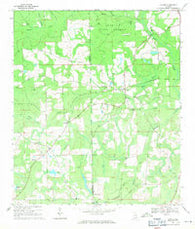 Hacoda Alabama Historical topographic map, 1:24000 scale, 7.5 X 7.5 Minute, Year 1969