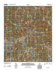 Haleburg Alabama Historical topographic map, 1:24000 scale, 7.5 X 7.5 Minute, Year 2011