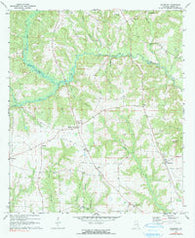 Haleburg Alabama Historical topographic map, 1:24000 scale, 7.5 X 7.5 Minute, Year 1970