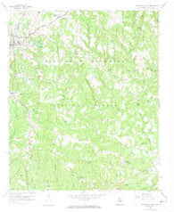 Haleyville East Alabama Historical topographic map, 1:24000 scale, 7.5 X 7.5 Minute, Year 1958