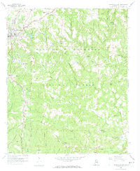 Haleyville East Alabama Historical topographic map, 1:24000 scale, 7.5 X 7.5 Minute, Year 1958