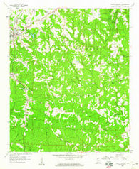 Haleyville East Alabama Historical topographic map, 1:24000 scale, 7.5 X 7.5 Minute, Year 1958