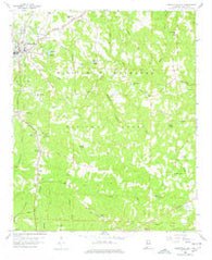 Haleyville East Alabama Historical topographic map, 1:24000 scale, 7.5 X 7.5 Minute, Year 1958