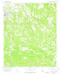 Haleyville East Alabama Historical topographic map, 1:24000 scale, 7.5 X 7.5 Minute, Year 1958