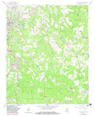 Haleyville East Alabama Historical topographic map, 1:24000 scale, 7.5 X 7.5 Minute, Year 1958