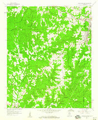 Haleyville West Alabama Historical topographic map, 1:24000 scale, 7.5 X 7.5 Minute, Year 1958