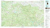Haleyville Alabama Historical topographic map, 1:100000 scale, 30 X 60 Minute, Year 1980