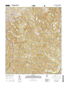 Haleyville East Alabama Current topographic map, 1:24000 scale, 7.5 X 7.5 Minute, Year 2014