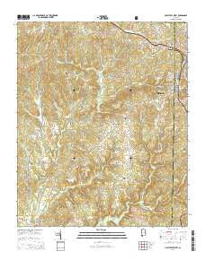 Haleyville West Alabama Current topographic map, 1:24000 scale, 7.5 X 7.5 Minute, Year 2014
