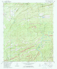 Halfmile Shoals Alabama Historical topographic map, 1:24000 scale, 7.5 X 7.5 Minute, Year 1980
