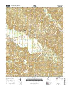 Halltown Alabama Current topographic map, 1:24000 scale, 7.5 X 7.5 Minute, Year 2014