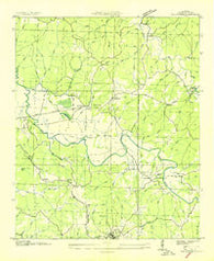 Halltown Alabama Historical topographic map, 1:24000 scale, 7.5 X 7.5 Minute, Year 1936