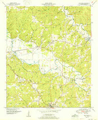 Halltown Alabama Historical topographic map, 1:24000 scale, 7.5 X 7.5 Minute, Year 1951