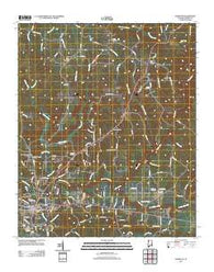Hamilton Alabama Historical topographic map, 1:24000 scale, 7.5 X 7.5 Minute, Year 2011