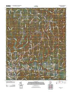 Hamilton Alabama Historical topographic map, 1:24000 scale, 7.5 X 7.5 Minute, Year 2011