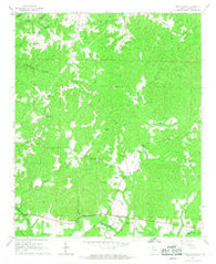 Hamilton NE Alabama Historical topographic map, 1:24000 scale, 7.5 X 7.5 Minute, Year 1967