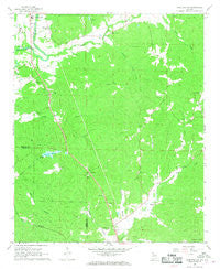 Hamilton SW Alabama Historical topographic map, 1:24000 scale, 7.5 X 7.5 Minute, Year 1967