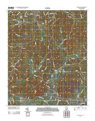 Hamilton NE Alabama Historical topographic map, 1:24000 scale, 7.5 X 7.5 Minute, Year 2011
