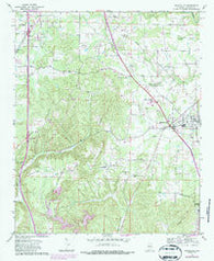 Hanceville Alabama Historical topographic map, 1:24000 scale, 7.5 X 7.5 Minute, Year 1969