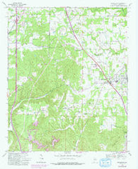 Hanceville Alabama Historical topographic map, 1:24000 scale, 7.5 X 7.5 Minute, Year 1969