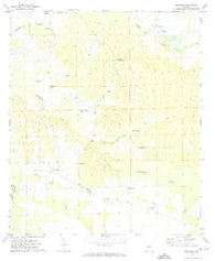Hardaway Alabama Historical topographic map, 1:24000 scale, 7.5 X 7.5 Minute, Year 1971