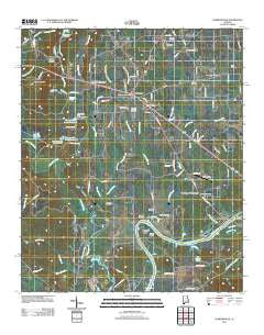 Harpersville Alabama Historical topographic map, 1:24000 scale, 7.5 X 7.5 Minute, Year 2011