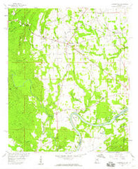 Harpersville Alabama Historical topographic map, 1:24000 scale, 7.5 X 7.5 Minute, Year 1958