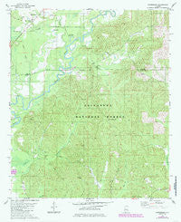 Harrisburg Alabama Historical topographic map, 1:24000 scale, 7.5 X 7.5 Minute, Year 1979