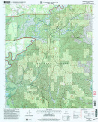 Harrisburg Alabama Historical topographic map, 1:24000 scale, 7.5 X 7.5 Minute, Year 2002