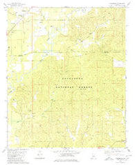 Harrisburg Alabama Historical topographic map, 1:24000 scale, 7.5 X 7.5 Minute, Year 1979
