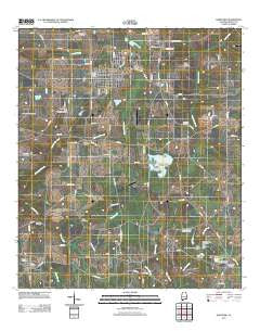 Hartford Alabama Historical topographic map, 1:24000 scale, 7.5 X 7.5 Minute, Year 2011