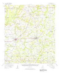 Hartford Alabama Historical topographic map, 1:62500 scale, 15 X 15 Minute, Year 1957