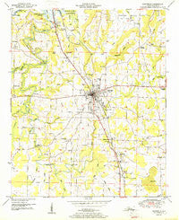 Hartselle Alabama Historical topographic map, 1:24000 scale, 7.5 X 7.5 Minute, Year 1951
