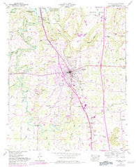Hartselle Alabama Historical topographic map, 1:24000 scale, 7.5 X 7.5 Minute, Year 1949