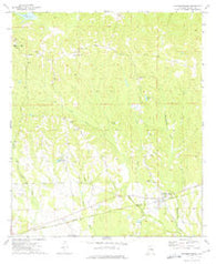 Hatchechubbee Alabama Historical topographic map, 1:24000 scale, 7.5 X 7.5 Minute, Year 1973