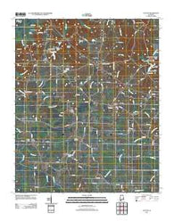 Hatton Alabama Historical topographic map, 1:24000 scale, 7.5 X 7.5 Minute, Year 2011