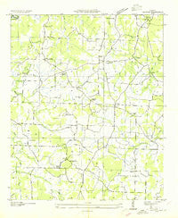 Hatton Alabama Historical topographic map, 1:24000 scale, 7.5 X 7.5 Minute, Year 1936