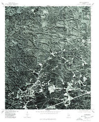 Heflin Alabama Historical topographic map, 1:24000 scale, 7.5 X 7.5 Minute, Year 1975