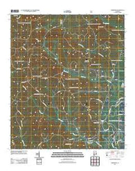 Heiberger Alabama Historical topographic map, 1:24000 scale, 7.5 X 7.5 Minute, Year 2011
