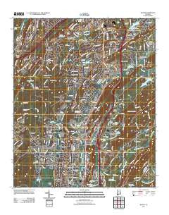 Helena Alabama Historical topographic map, 1:24000 scale, 7.5 X 7.5 Minute, Year 2011