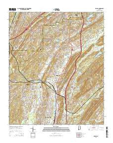 Helena Alabama Current topographic map, 1:24000 scale, 7.5 X 7.5 Minute, Year 2014