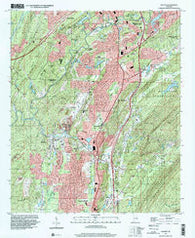 Helena Alabama Historical topographic map, 1:24000 scale, 7.5 X 7.5 Minute, Year 1997