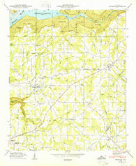 Henagar Alabama Historical topographic map, 1:24000 scale, 7.5 X 7.5 Minute, Year 1950