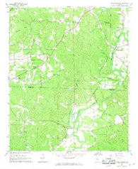 Henson Springs Alabama Historical topographic map, 1:24000 scale, 7.5 X 7.5 Minute, Year 1967