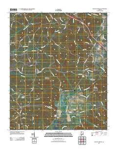 Henson Springs Alabama Historical topographic map, 1:24000 scale, 7.5 X 7.5 Minute, Year 2011