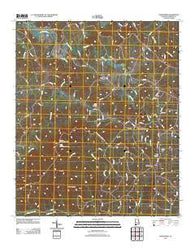 Hightower Alabama Historical topographic map, 1:24000 scale, 7.5 X 7.5 Minute, Year 2011