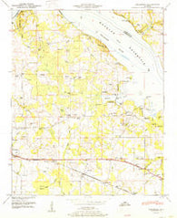 Hillsboro Alabama Historical topographic map, 1:24000 scale, 7.5 X 7.5 Minute, Year 1951
