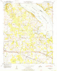 Hillsboro Alabama Historical topographic map, 1:24000 scale, 7.5 X 7.5 Minute, Year 1951