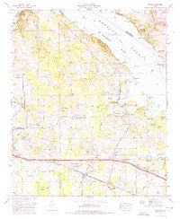 Hillsboro Alabama Historical topographic map, 1:24000 scale, 7.5 X 7.5 Minute, Year 1974