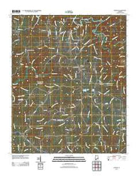 Hodges Alabama Historical topographic map, 1:24000 scale, 7.5 X 7.5 Minute, Year 2011
